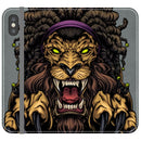 flylanddesigns_brian_allen iPhone Lion With Dreadlocks
