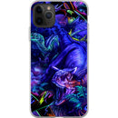 coly_art iPhone blacklighted dinosaurs