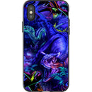 coly_art iPhoneX / iPhone XS blacklighted dinosaurs