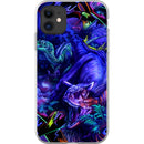 coly_art iPhone blacklighted dinosaurs