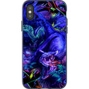 coly_art iPhoneX / iPhone XS blacklighted dinosaurs
