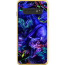 coly_art Samsung blacklighted dinosaurs