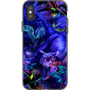 coly_art iPhone blacklighted dinosaurs