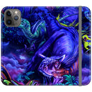coly_art iPhone blacklighted dinosaurs