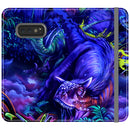 coly_art Samsung blacklighted dinosaurs