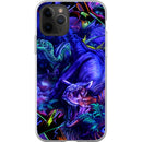 coly_art iPhone blacklighted dinosaurs