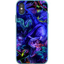 coly_art iPhoneX / iPhone XS blacklighted dinosaurs