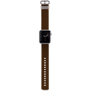 Apple Watch Strap 38mm in Nylon Grey Silver fitting