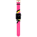 Apple Watch Strap 38mm in PU leather Gold fitting