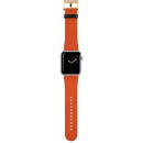Apple Watch Strap 38mm in PU leather Gold fitting
