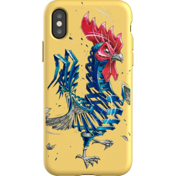 jayn_one iPhone Flexi Case Rooster