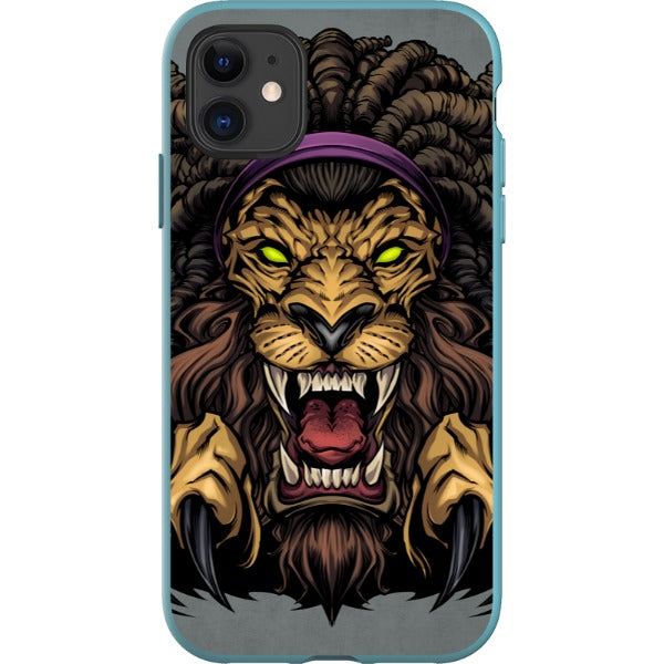 flylanddesigns_brian_allen iPhone Lion With Dreadlocks