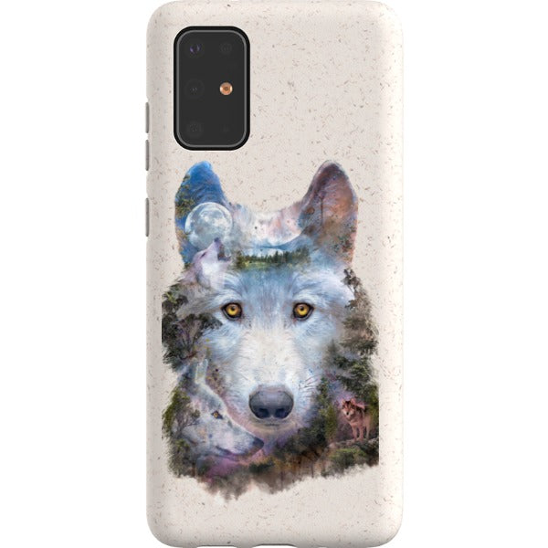 barrettbiggers Samsung Eco-friendly Case wolfmoon