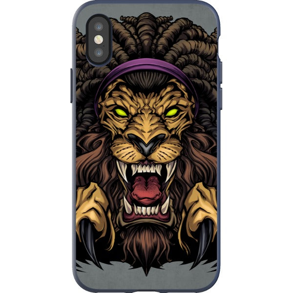 flylanddesigns_brian_allen iPhone Lion With Dreadlocks