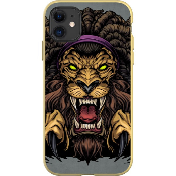 flylanddesigns_brian_allen iPhone Lion With Dreadlocks