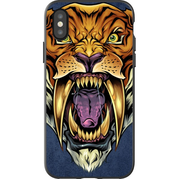 flylanddesigns_brian_allen iPhone Sabertooth Tiger