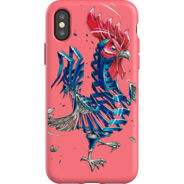 jayn_one iPhone Flexi Case Rooster