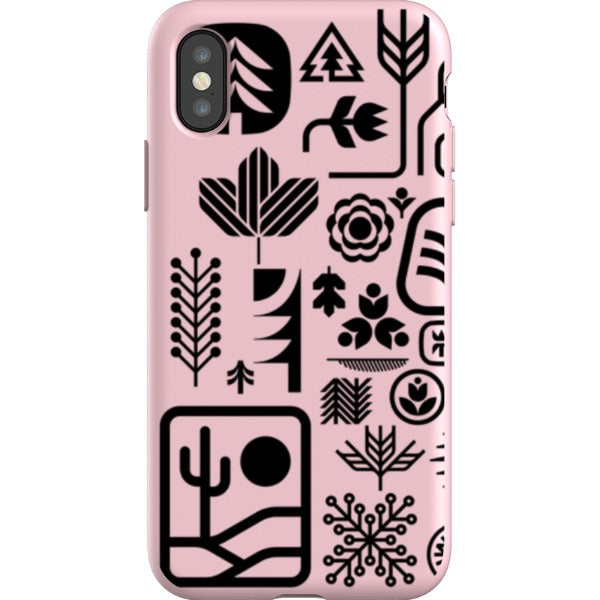 ethnfndr iPhone Flexi Case Earth day black