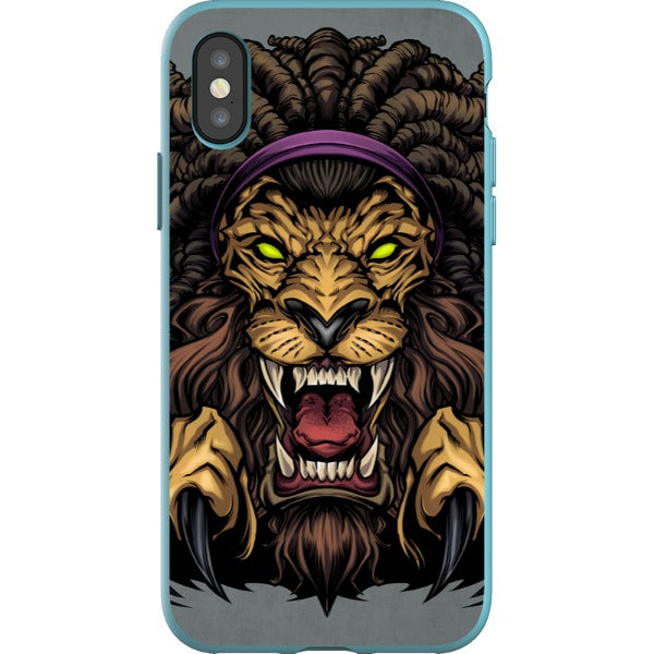 flylanddesigns_brian_allen iPhone Lion With Dreadlocks