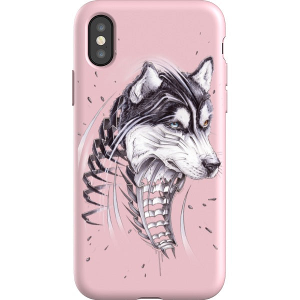 jayn_one iPhone Flexi Case Husky