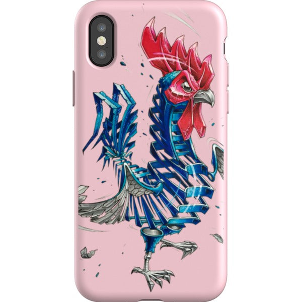 jayn_one iPhone Flexi Case Rooster