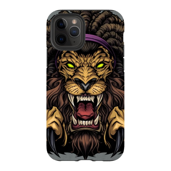 flylanddesigns_brian_allen iPhone Lion With Dreadlocks