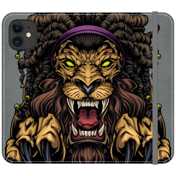 flylanddesigns_brian_allen iPhone Lion With Dreadlocks