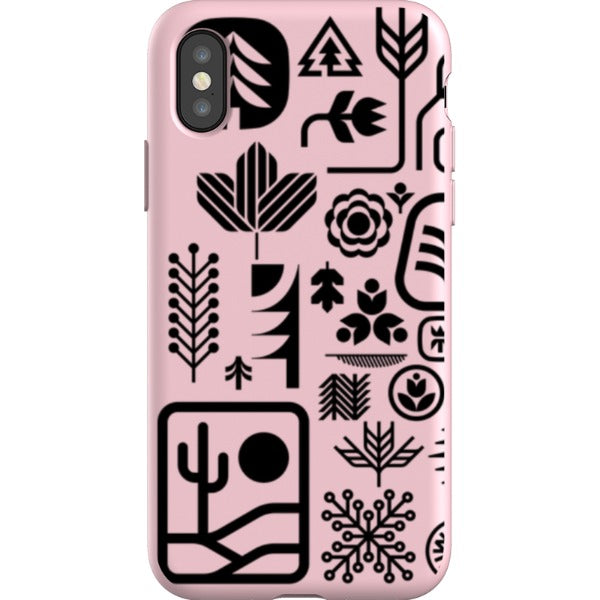 ethnfndr iPhone Flexi Case Earth day black