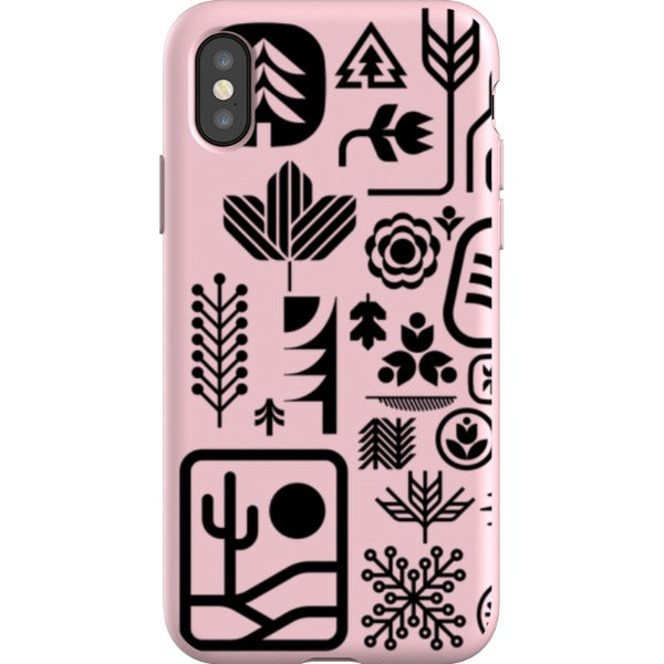 ethnfndr iPhone Flexi Case Earth day black