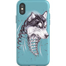 jayn_one iPhone Flexi Case Husky