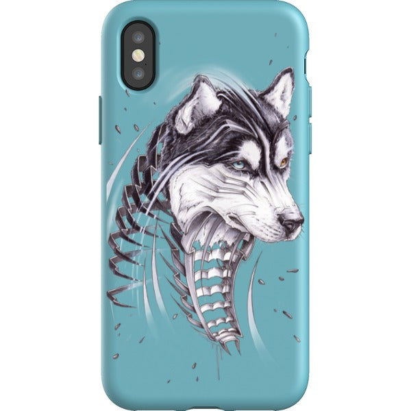 jayn_one iPhone Flexi Case Husky