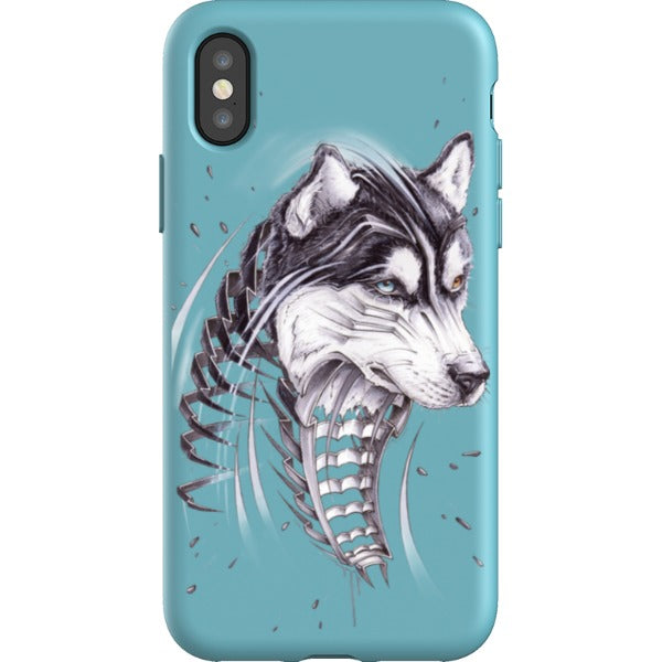 jayn_one iPhone Flexi Case Husky