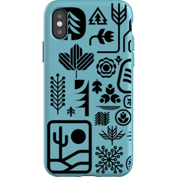 ethnfndr iPhone Flexi Case Earth day black