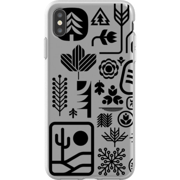 ethnfndr iPhone Flexi Case Earth day black