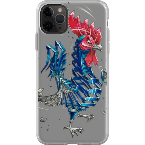 jayn_one iPhone Flexi Case Rooster