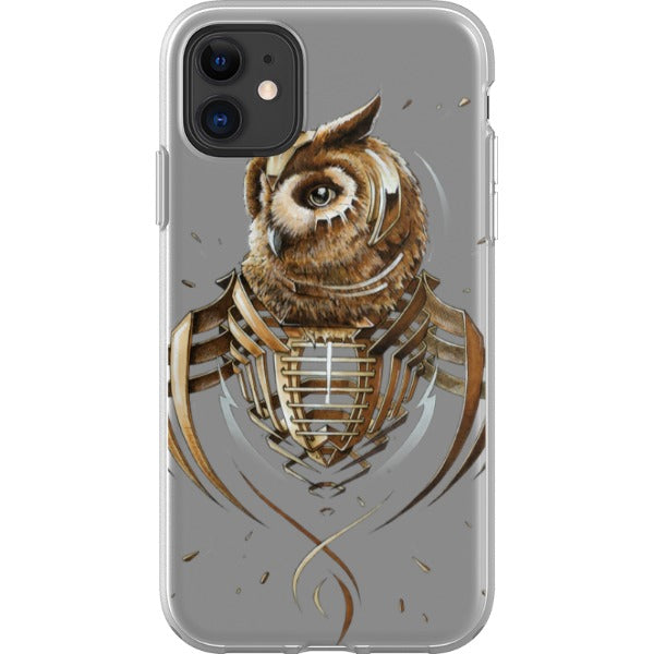 jayn_one iPhone Flexi Case Owl