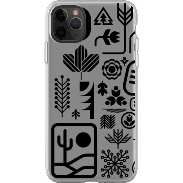 ethnfndr iPhone Flexi Case Earth day black