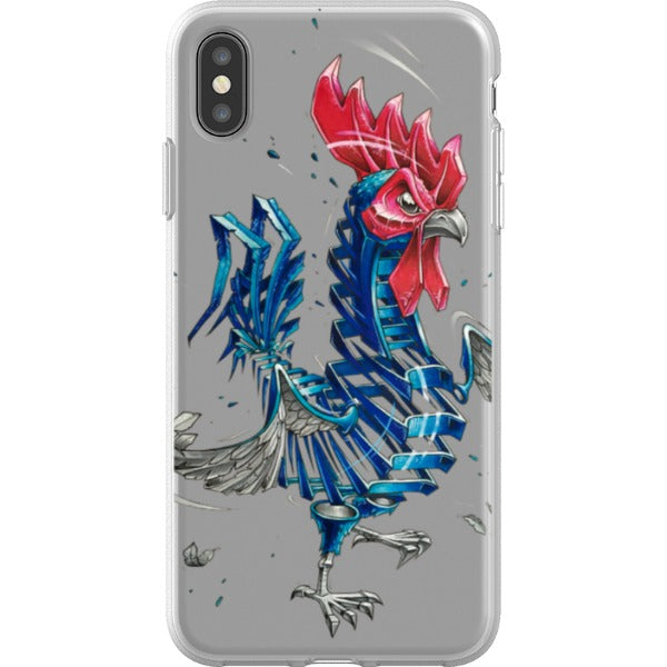 jayn_one iPhone Flexi Case Rooster