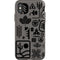 ethnfndr iPhone Flexi Case Earth day black