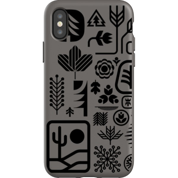 ethnfndr iPhone Flexi Case Earth day black