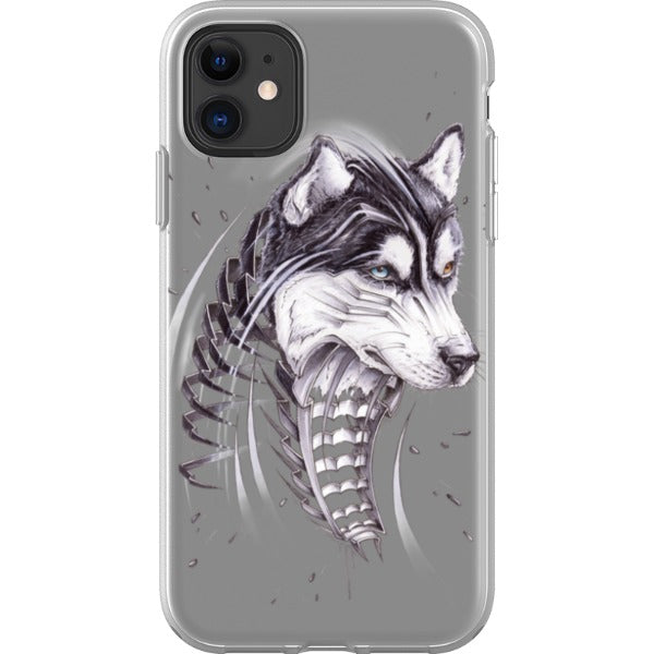 jayn_one iPhone Flexi Case Husky