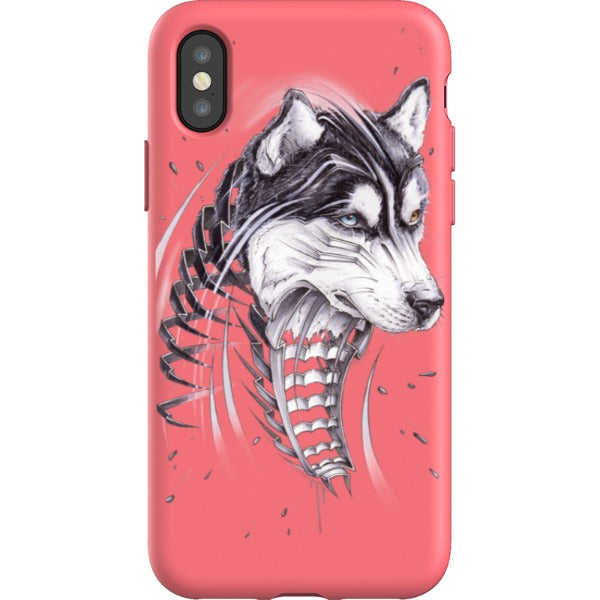 jayn_one iPhone Flexi Case Husky