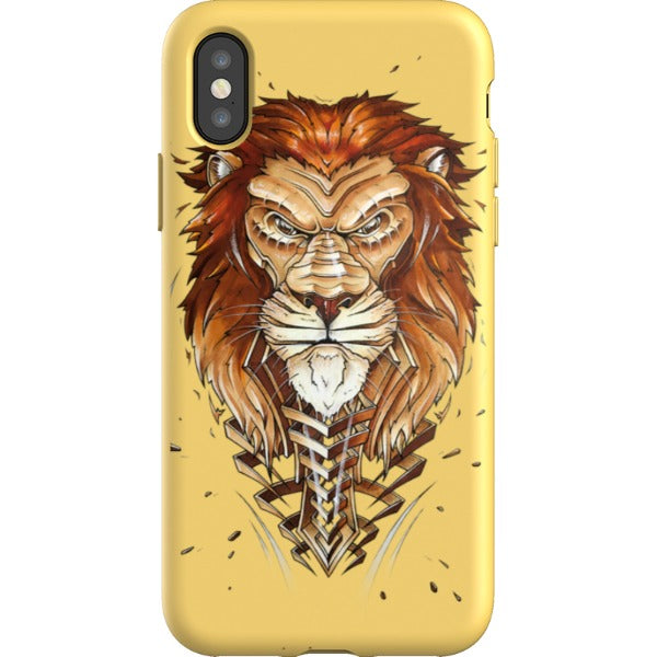 jayn_one iPhone Flexi Case Lion