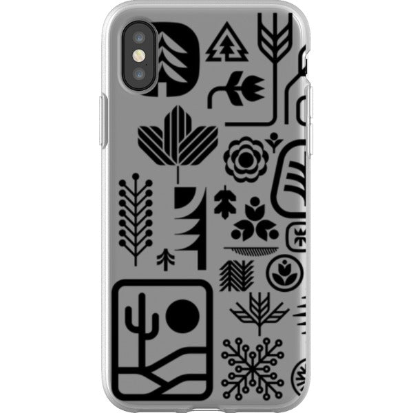 ethnfndr iPhone Flexi Case Earth day black