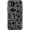 ethnfndr iPhone Flexi Case Earth day black