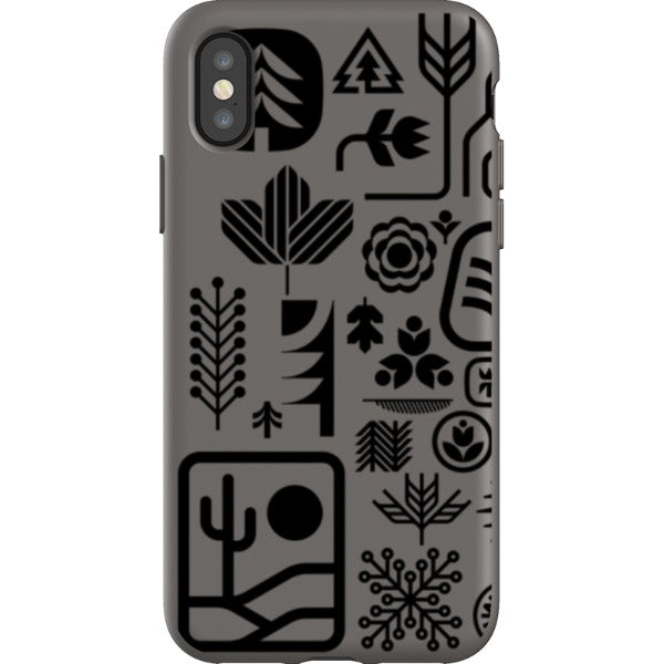ethnfndr iPhone Flexi Case Earth day black