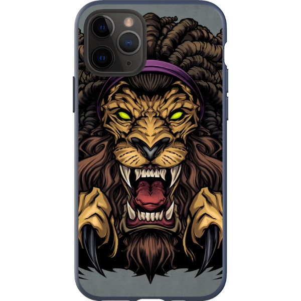 flylanddesigns_brian_allen iPhone Lion With Dreadlocks