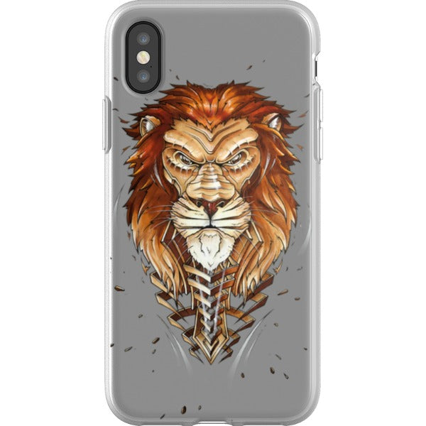 jayn_one iPhone Flexi Case Lion