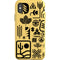 ethnfndr iPhone Flexi Case Earth day black