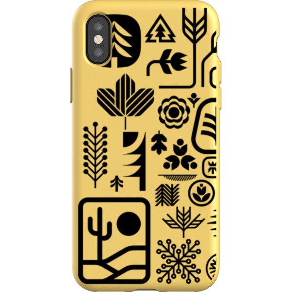 ethnfndr iPhone Flexi Case Earth day black